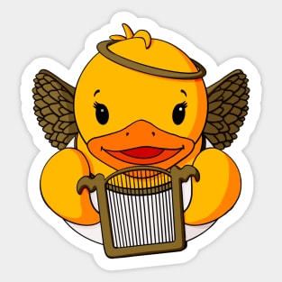 Angel Rubber Duck Sticker